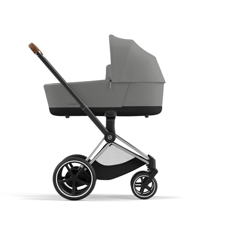 babyonlineshop CYBEX e-PRIAM Kinderwagen Mirage Grey Gestell wählbar New Generation Kostenloser Versand