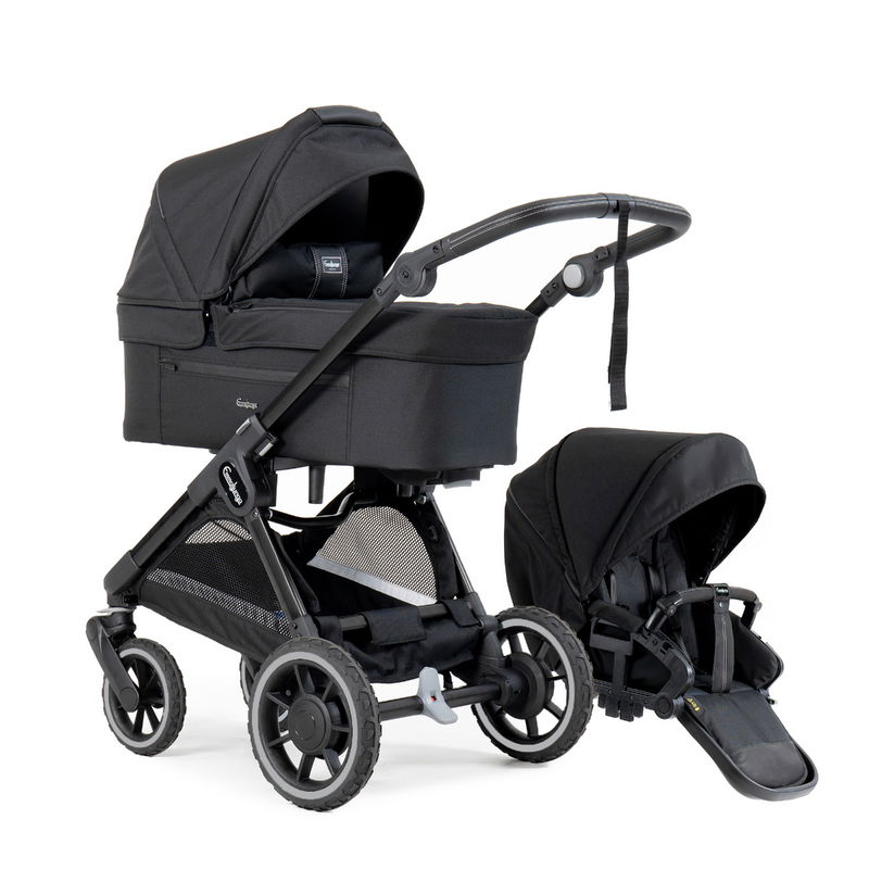 babyonlineshop Emmaljunga SENTO FLAT Kinderwagen All Black Günstig kaufen
